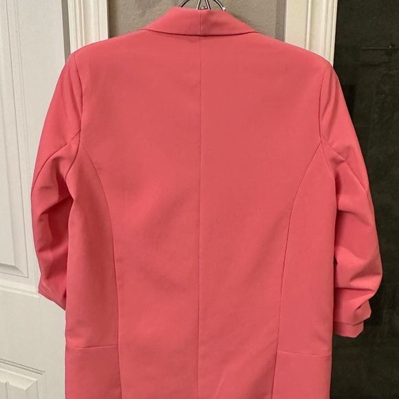 Strut and Bolt Jackets & Coats Strut And Bolt Pink Boyfriend Blazer